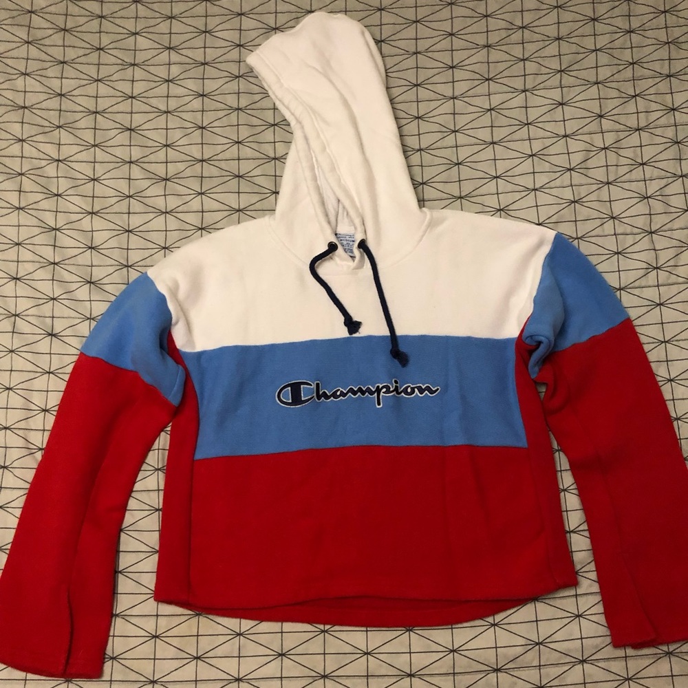 Champion cropped hoodie